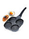 Vilde Black Line Pfanne für Pfannkuchen aus Aluminium mit Innenbeschichtung aus Stein