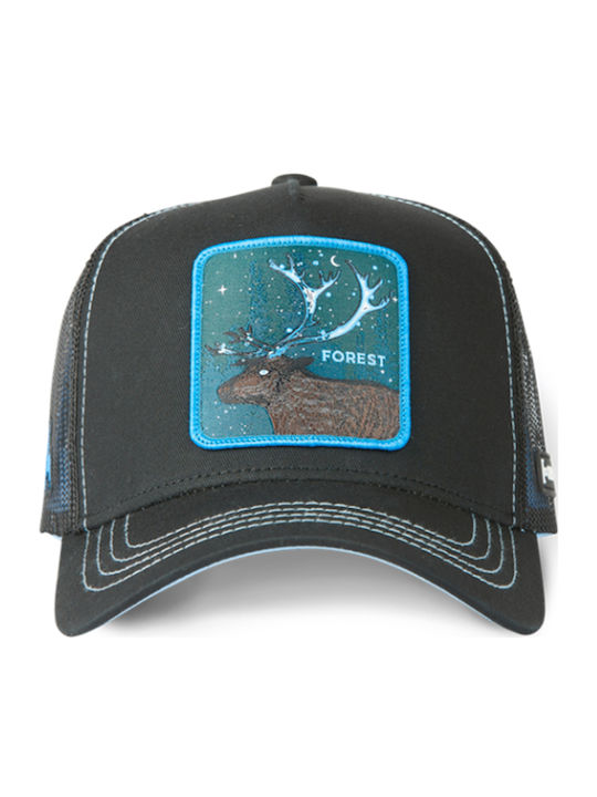 Capslab Forest Classic Cap-black Μαύρο Cappur01...