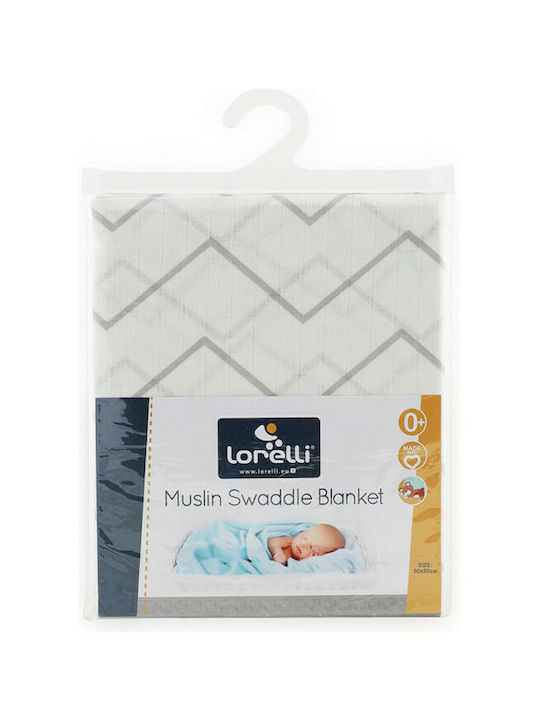 Lorelli Lines Pânză de Înfășat din Muselină Alb...