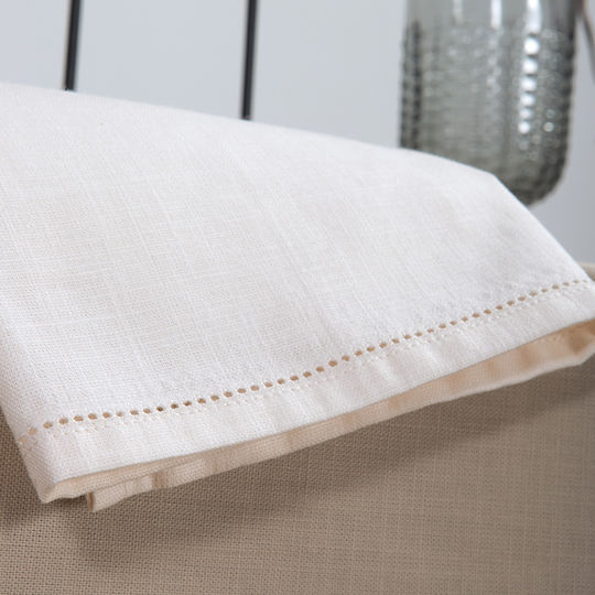 Nef-Nef Homeware Πετσέτα Φαγητού Σετ Steady Σετ Εκρού