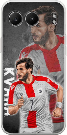 Euro 2024 Khvicha Kvaratskhelia Oneplus Nord 4 5g Flexibles TPU Transparentes Silikon
