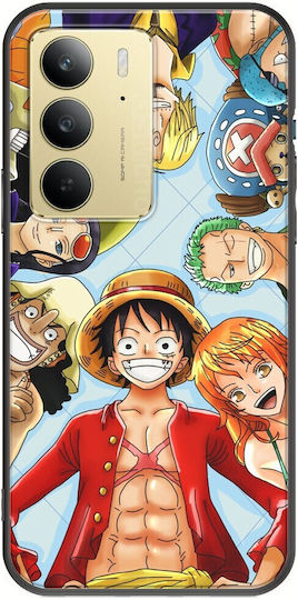 One Piece Realme C75 4G Schwarz TPU Schwarzes Silikon