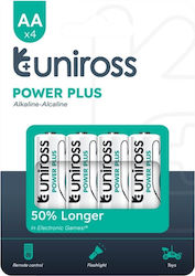 Uniross Power Plus AA 1.5V 4τμχ UPPAAPK4 Uniross Power Plus AA 1.5V 4τμχ UPPAAPK4