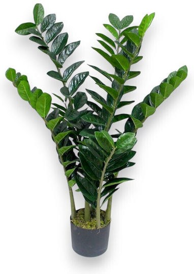 Plantă artificială Zamioculcas 100cm ghiveci din plastic