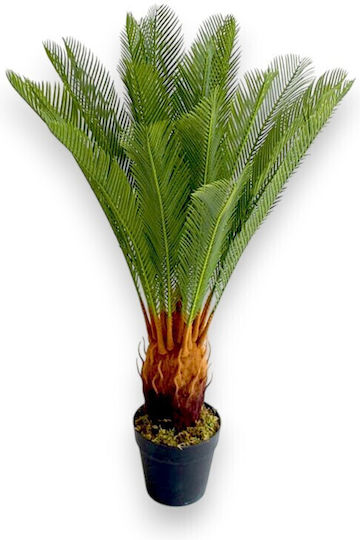 Plantă artificială Cycas 82cm cu ghiveci din plastic
