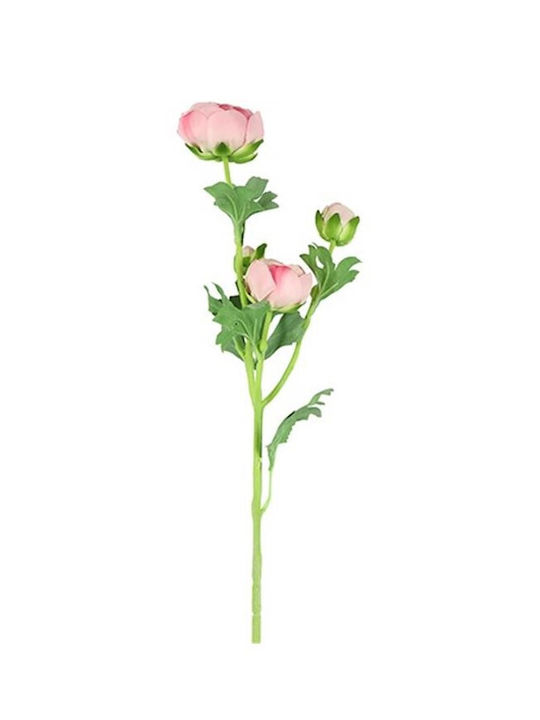 Countryfield Decorative Artificial Buttercup Branch Pink 65cm