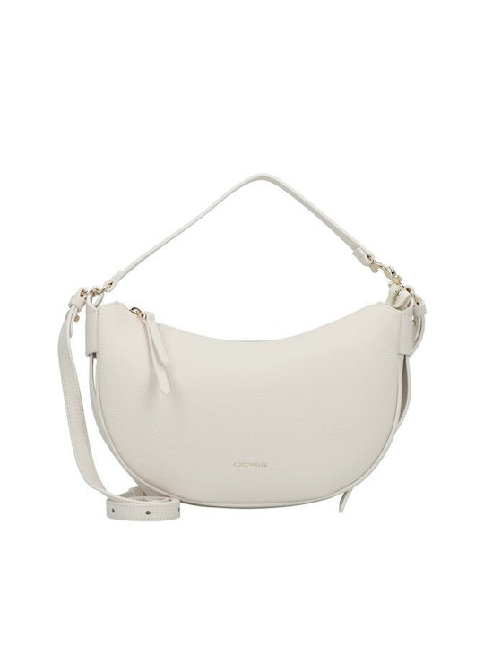 ショルダーバッグ・ポシェット COCCINELLE Woman Shoulder bag White E1SHA130301 H14 Coccinelle Leather Women's Pouch Shoulder White E1SHA130301