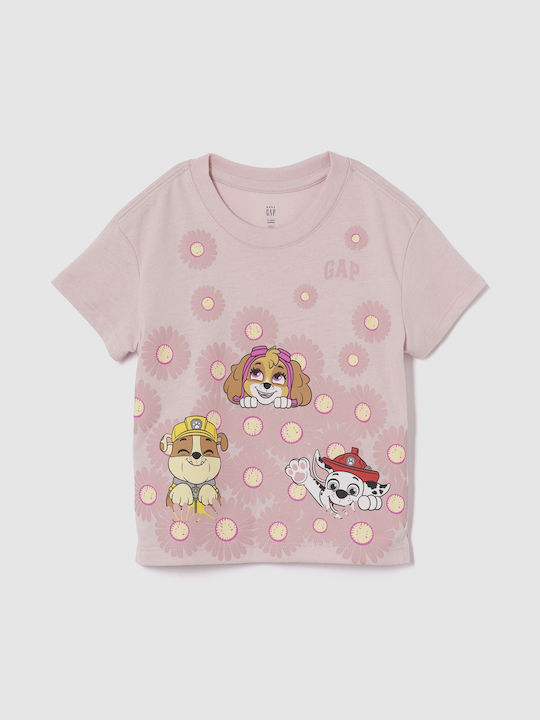 Bluză pentru copii Cu mânecă scurtă Misty Rose Graphic