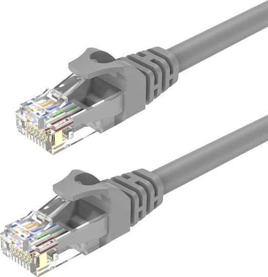 Unitek Direct Attach Copper Cat.6 (Gigabit) Καλώδιο Δικτύου Ethernet 5m Γκρι