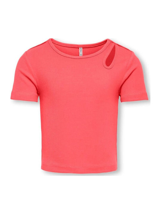 Kids Only Παιδικό T-shirt Κοραλι, Ροζ