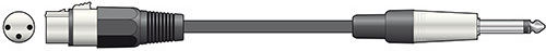 Chord XLR female to 6.3mm male 12m Cable (190.088UK)