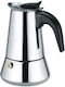 Elekom Elekom Espresso Pot 6 Cups Inox Silver