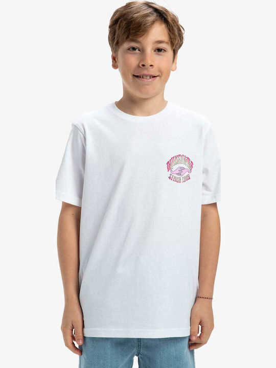 Quiksilver Παιδικό T-shirt White Ev Times Up K ...
