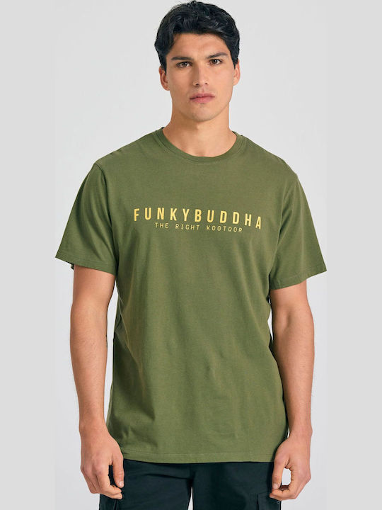 Funky Buddha T-shirt Χακί
