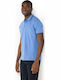 Polo Short Sleeve Blouse Sky Blue