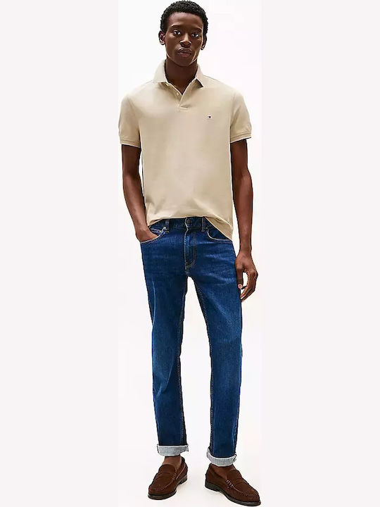 Tommy Hilfiger 1985 Polo Μπλούζα Κοντομάνικη Μπεζ