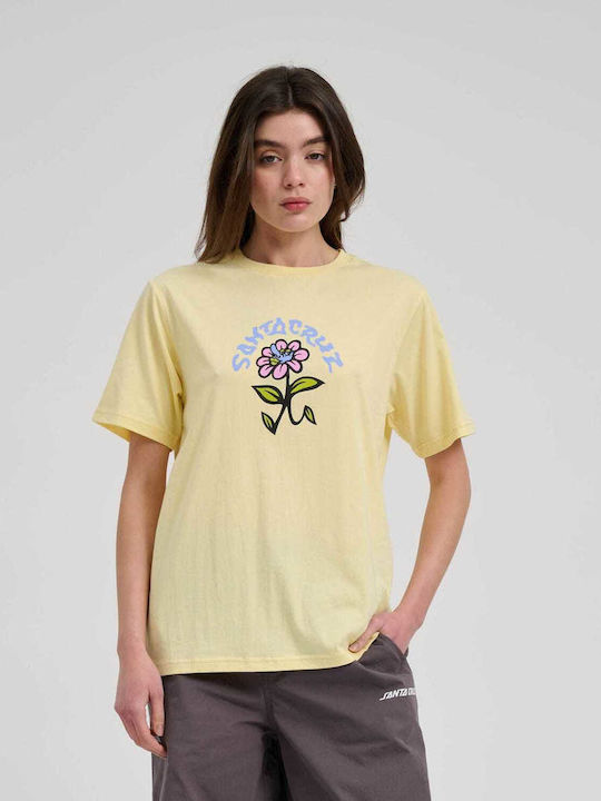 Women's Blouse Cotton Floral Yellow