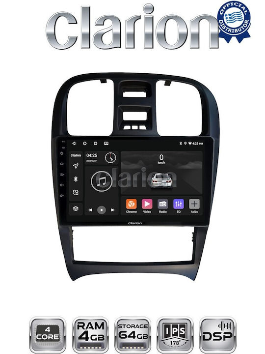 Clarion Sistem Audio Auto pentru Hyundai Sonata 2000 > 2006 (Bluetooth/USB/WiFi/GPS/Apple-Carplay/Android-Auto)
