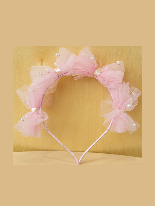 Childrenland Kinder Haarband mit Schleife Rosa 1Stück