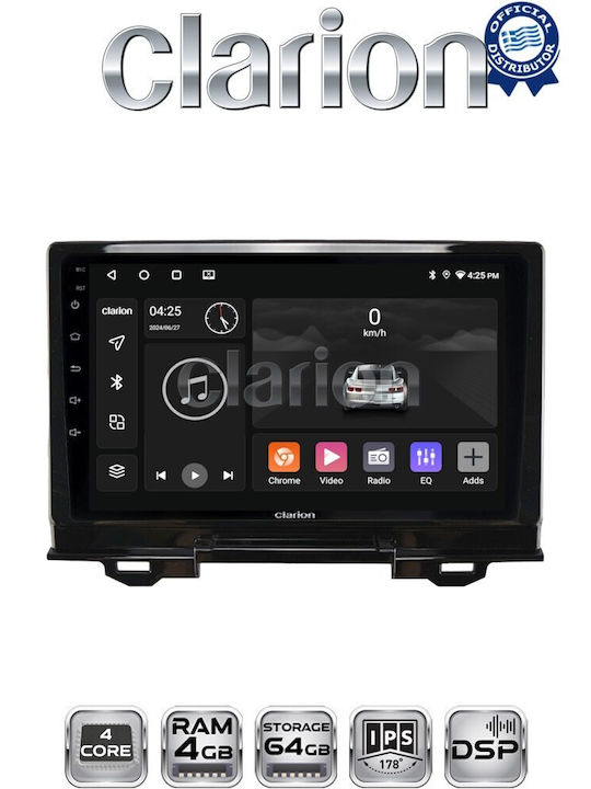 Clarion Car Audio System for Honda HR-V 2021 (Bluetooth/USB/WiFi/GPS/Apple-Carplay/Android-Auto)