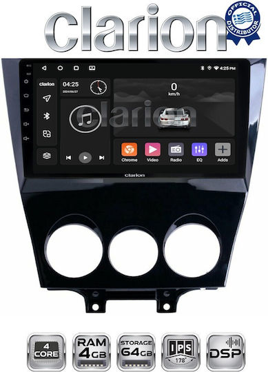 Clarion Ηχοσύστημα Αυτοκινήτου για Mazda RX-8 2001>2008 (Bluetooth/USB/WiFi/GPS/Apple-Carplay/Android-Auto)