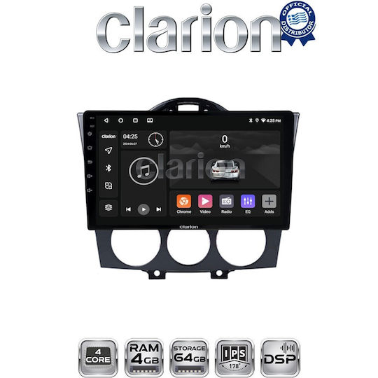 Sistem Audio Auto pentru Mazda RX-8 2001 > 2008 (Bluetooth/USB/WiFi/GPS/Apple-Carplay/Android-Auto)