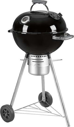Jamestown Holzkohlegrill Kessel mit Deckel und Thermometer