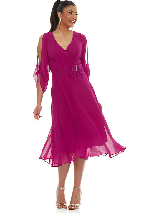 RichgirlBoudoir Summer Midi Dress for Wedding /...