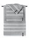 Guy Laroche Bath Towel Set 3pcs Trio Grey Weight 500gr/m²
