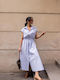 Rochie Midi Albastru Deschis