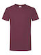 Men's Sofspun Cotton T-Shirt Burgundy Size 2XL