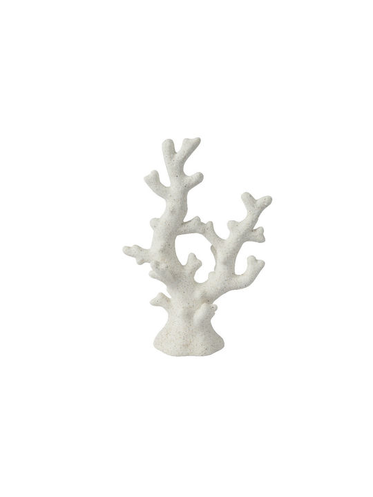 Coral decorativ din porțelan cu finisaj nisipos – 23,7 cm Kaemingk 860529 00051334