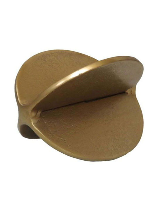 Nod Decorativ Inthebox Artiom 9x9x11 Aluminiu Auriu 032485
