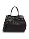 Leder Damentasche Schultertasche Schwarz