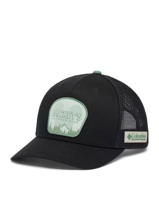 Unisex Columbia X Disney Mickey Mouse Ball Cap Black Frosted Green