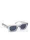 Eyelead Unisex Sunglasses with Gray Plastic Frame and Gray Polarized Lens