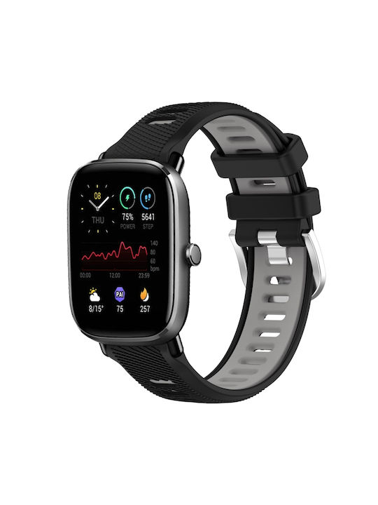 Curea Silicon Negru (Amazfit GTS 4 Mini)
