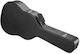 Vevor Waterproof Suitcase Acoustic Guitar Padded Black