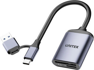 Четец Unitek Unitek Четец На Карти Памет Sd4.0 Micro Sd4.0 2в1
