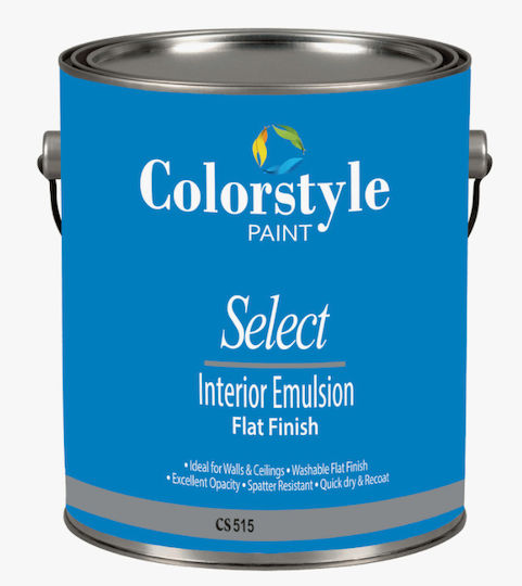 Colorstyle Paint 515 Select Πλαστικό Ακρυλικό Οικολογικό Υδρόχρωμα για Εσωτερική Χρήση 515 Select 3lt