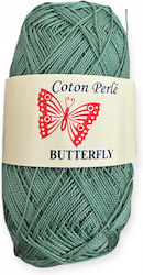 Coton Perle Butterfly Art 90 Petalouda Minze