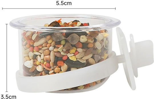 Small Feeder for Canary in Transparent Colour