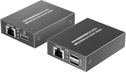 Lenkeng KVM HDMI Extender Over Ethernet 4K30Hz 70m LKV372KVM-P