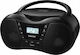 Sencor SPT 2300 BK Φορητό Ηχοσύστημα με Bluetooth / CD / MP3 / USB / Ραδιόφωνο Μαύρο