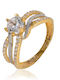 Tasoulis Jewellery Collection Μονόπετρο από Χρυσό 14K