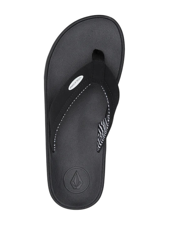 Volcom Jack Robinson Ανδρικά Flip Flops Μαύρα