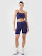 Functional Training Γυναικείο Ποδηλατικό Κολάν Ψηλόμεσο Dark Blue
