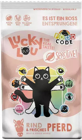 Lucky Lou Futter Code Sensitiv Rind & Frisches Pferd 1,7kg