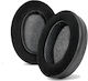 Set 2 Perne pentru Urechi Edman Brainwavz Audio-technica Ath M50x M50xbt M50 M40x M30 M20 M10 Ath-msr7 Over-ear Piele Sintetică Catifea Neagră