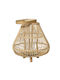 Kaemingk Bamboo Lantern Beige 29x29x29cm